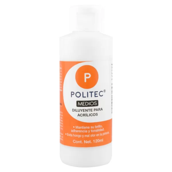 POLITEC - SET C/5 POLITEC 100ML +DILUYENTE 120ML + 2 PINCELES (I) - Imagen 2